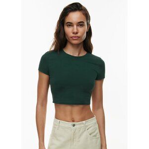 Aritzia TNA Hold-It Ortiz Cropped T-Shirt - Scarab - 2XL